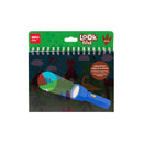 Apli Look & Find Dinosaurios Bloc de 6 Laminas para Buscar Objetos con Linterna Magica