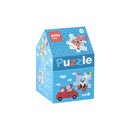 Apli Puzle Casita Infantil de 24 Piezas - Tamaño 42x28mm - Piezas Resistentes y Seguras - Desarrollo de Habilidades y Capacidades - Acabado Brillante - Colorido