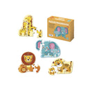 Dohe Pack de 4 Puzzles para Niños de 6 Piezas - Tematica Animales - Doble Capa de Carton - Capa Intermedia de Contrachapado - Estimula Imaginacion - A partir de 2 Años