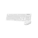 Subblim Combo Business Slim - Teclado y ratón inalámbricos - Ergonomía y silencio - 2.4G - Color Blanco