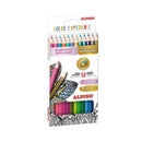 Alpino Color Experience Pack de 12 Lapices de Colores Premium Colores Pastel y Metalicos - Mina Premium para Pintado Suave y Degradado - Colores Surtidos Pastel y Metalicos