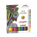 Alpino Color Experiencie Pack de 24 Lapices de Colores Premium Mina Blanda - Pintado Suave y Graduable - Colores Vivos y Brillantes - Colores Surtidos