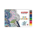 Alpino Color Experience Pack de 36 Lapices Acuarelables - Mina de 3,3mm Resistente y Acuarelable - Ideal para Difuminar y Colorear - Colores Surtidos