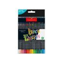 Faber-Castell Black Edition Pack de 36 Lapices de Colores - Mina Supersuave - Madera Negra - Ideales para Dibujo sobre Papel Claro, Oscuro y de Colores - Colores Surtidos