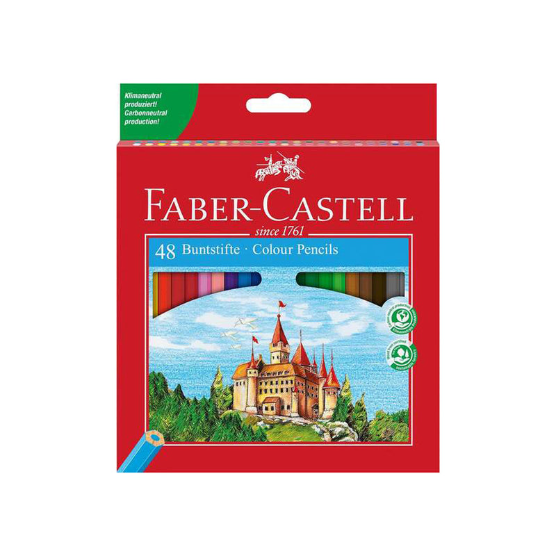 Faber-Castell Classic Colour Pack de 48 Lapices de Colores Hexagonales - Resistencia a la Rotura - Colores Surtidos