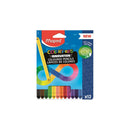 Maped Color`Peps Infinity Pack de 12 Lapices de Colores de Larga Duracion - Hecho Totalmente de Mina - Colores Surtidos