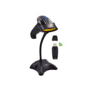 Ewent EW3430 Lector de Codigos de Barras 1D Inalambrico - Modo Manual y Automatico - Color Negro