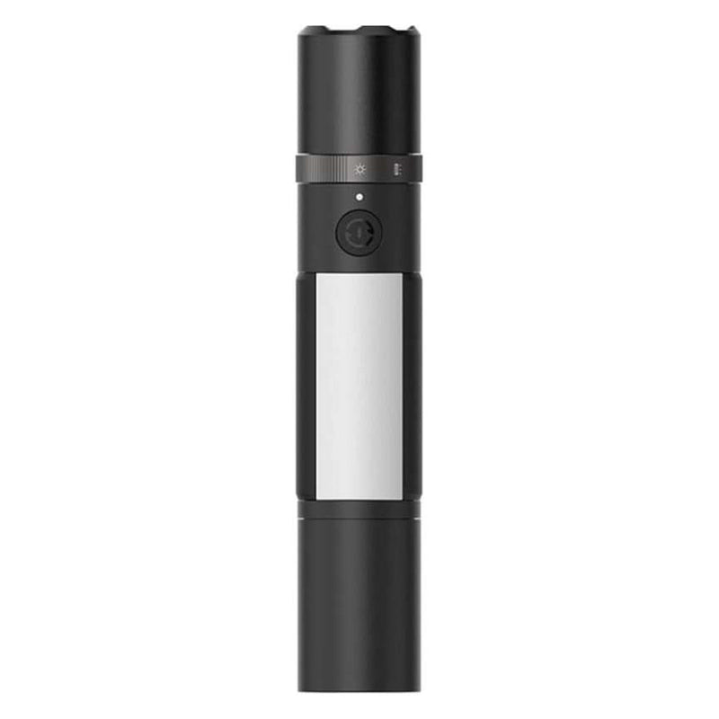 Xiaomi Flashligh Linterna Multifuncion 1000 Lumenes - Fijacion Magnetica - Cortador de Cinturon de Seguridad e Interruptor para Romper Ventanas - Bateria 3100mAh - Color Negro
