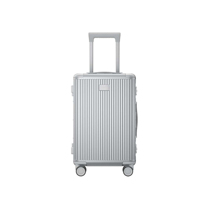Xiaomi Aluminum Frame Maleta con Ruedas 24" - Asa Ajustable 4 Niveles - Cerradura TSA Doble - Estructura de Aluminio, Carcasa de Policarbonato - Color Plata