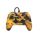 PowerA Mando con Cable Enhanced para Nintendo Switch - Camo Storm Pikachu