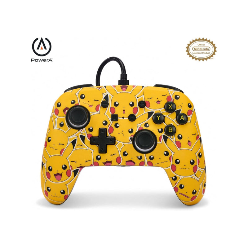 PowerA Mando con Cable Enhanced para Nintendo Switch - Pikachu Moods