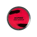 Alpino Aqua Make-up Polvera de Maquillaje Facial Acuarelable - Se Lava con Agua y Jabon - Color Rojo