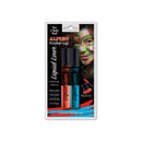 Alpino Make-up Liquid Liner Pack con 2 Botes de Maquillaje Liquido con Aplicador - Se Lava con Agua - Testado Dermatologicamente - Colores Azul y Rojo