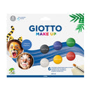 Giotto Make Up Classic Pack con 6 Maquillajes Faciales - Se Lava con Agua - Dermatologicamente Testado - Colores Clasicos Surtidos