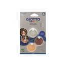 Giotto Make Up Metallic Pack con 3 Maquillajes Faciales - Se Lava con Agua - Dermatologicamente Testado - Colores Metalicos Surtidos