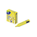 Bismark Marcador Fluorescente - Punta Biselada 1 - 5mm Aprox - Tinta Base de Agua - Color Amarillo