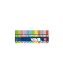 Molin Viva Pack de 12 Marcadores Fluorescentes - Trazo entre 1 y 5mm - Tinta con Base de Agua - Colores Surtidos