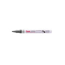 Pentel Paint Marker Marcador de Pintura - Punta Fina 2.9mm - Permanente en todas las Superficies - Resistente a Luz y Agua - Cuerpo de Aluminio - Color Negro Perla