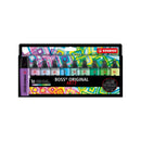 Stabilo Boss Original Arty Pack de 10 Marcadores Fluorescentes Colores Frios - Trazo entre 2 y 5mm - Tinta con Base de Agua