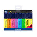 Staedtler Textsurfer Classic 364 Pack de 8 Marcadores Fluorescentes - Punta Biselada 1 - 5mm Aprox - Secado Rapido - Colores Surtidos