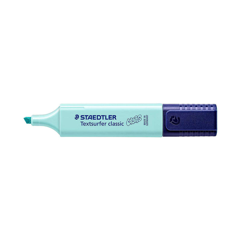 Staedtler Textsurfer Classic 364 Pastel Marcador Fluorescente - Punta Biselada - Trazo entre 1 - 5mm - Tinta con Base de Agua - Color Menta
