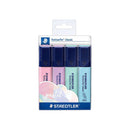 Staedtler Textsurfer Classic 364 Pack de 4 Marcadores Fluorescentes - Secado Rapido - Trazo 1 - 5mm Aprox - Colores Surtidos