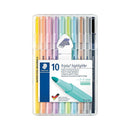 Staedtler Triplus Textsurfer 362 Pack de 10 Marcadores Fluorescentes - Trazo 1 - 4mm Aprox - Tina Base de Agua - Colores Surtidos