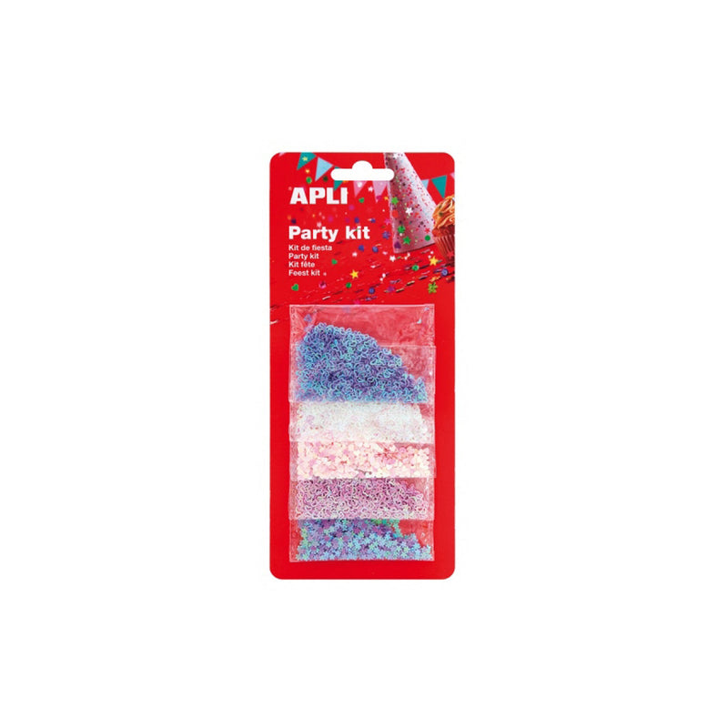 Apli Confeti en Forma de Corazones - Ideal para Fiestas, Bodas y Manualidades - Color Blanco