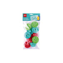 Apli Kids Paint & Fun Pack de 10 Sellos de Goma EVA para Estampacion - Con Mango de Plastico - Formas y Colores Surtidos