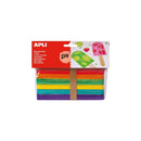 Apli Pack de 40 Palos Polo Jumbo de Madera Natural 150 x 18 mm - Colores Surtidos