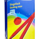 Pelikan Lacre Pack de 10 Barras de Lacre para Paquetes - Ideal para Sellar Paquetes de Forma Segura - Color Rojo
