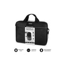 Subblim Maletin Select Pack con Raton Wireless - hasta 156 Pulgadas - Interior Acolchado y Reforzado - Compartimento Separado para El Portatil - Raton Inalambrico Ergonomico y Extraplano - Sensor Optico de 1200 dpi - Color Negro