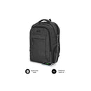 Subblim Mochila Air Padding para Portatil de 16" - Departamentos y Bolsillos Organizadores - Resistente al Agua - Puerto USB - Color Negro