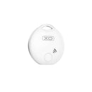 XO Localizador Antiperdida Bluetooth - Dimensiones 38.5x32.x8.5mm - Certificado Apple Mfi - Conexion con App Apple Find My - Color Blanco