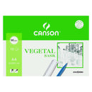 Canson Vegetal Basik Minipack de 12 Hojas A4 - 21x29.7cm - 95g - Color Transparente