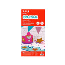 Apli Pack de 5 Goma Eva 600 x 400 mm - Grosor 2 mm - Impermeable - Moldeable al Calor - Color Blanco