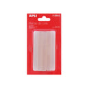 Apli Pack de 10 Barras de Adhesivo Termofusible Ø11mmx10cm - Compatible con Pistolas Ø11mm - Precision y Limpieza