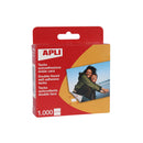 Apli Pack de 1000 Tacks Autoadhesivos Doble Cara - Tamaño 12x16mm - Ideal para Manualidades y Albumes - Libre de Acidos