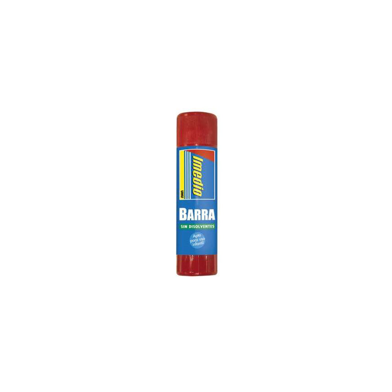 Imedio Barra de Pegamento Grande 40grs - Sin Disolventes - Lavable - Apto para Uso Escolar