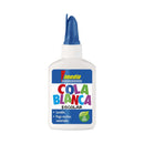 Imedio Cola Blanca Escolar 40gr - Sin Disolventes - Bote Blando Ideal para Niños - Con Espatula Incorporada