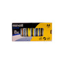 Maxell Pack de 8 Pilas Alcalinas LR06 AA 1.5V