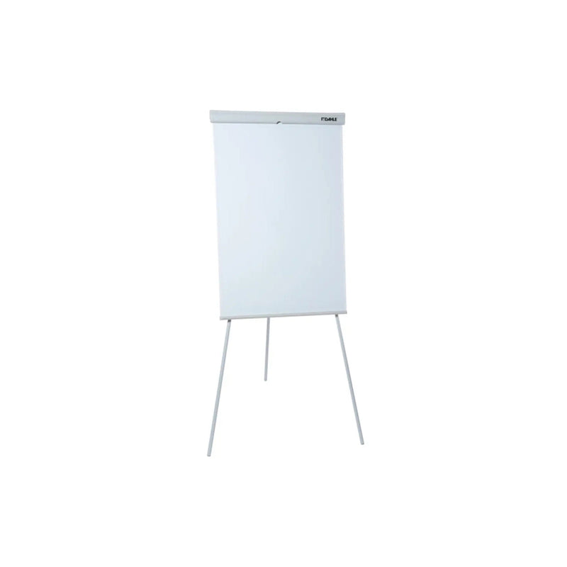 Dahle 96010 Pizarra Blanca Magnetica de Caballete con Sujecion de Bloc Universal - Regulacion de la Altura hasta 180cm - Bandeja para Rotuladores - Color Blanco