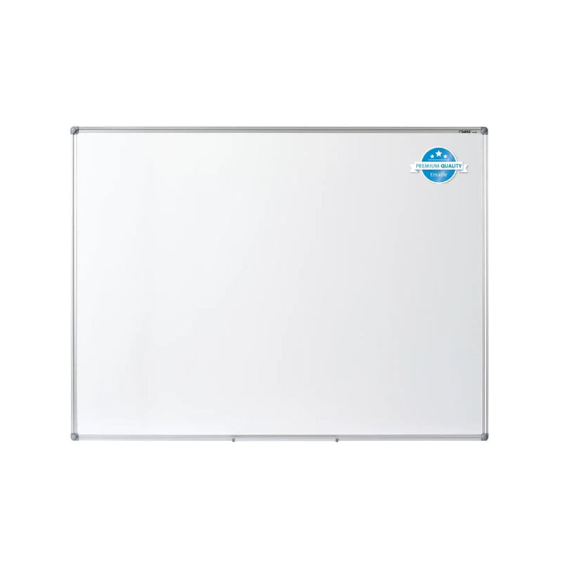 Dahle Professional Board Pizarra Blanca Esmaltada Magnetica 900x600mm - Marco de Aluminio - Bandeja para Rotuladores