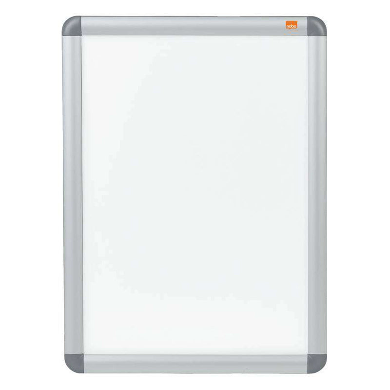 Nobo Marco Publicitario Tamaño A3 con Proteccion de PVC Antirreflectante y Resistente a la Intemperie - Marco de Aluminio Elegante - Color Plata