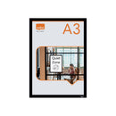 Nobo Pack de 2 Marcos Autoadhesivos Magneticos en Formato A3 - Colocacion en Vertical u Horizontal - Marco de Color Negro