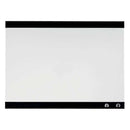 Nobo Pizarra Blanca Magnetica Pequeña con Clip para Notas 430x580mm - Diseño sin Marco - Funciones de Gancho - Color Blanco