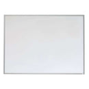 Nobo Pizarra Blanca Magnetica Pequeña con Marco de Aluminio 585x430mm - Borrado en Seco - Almohadillas Adhesivas - Ideal para Oficinas y Espacios Familiares - Incluye Rotuladores, Imanes y Borrador Compacto en Color Surtido - Color Blanco