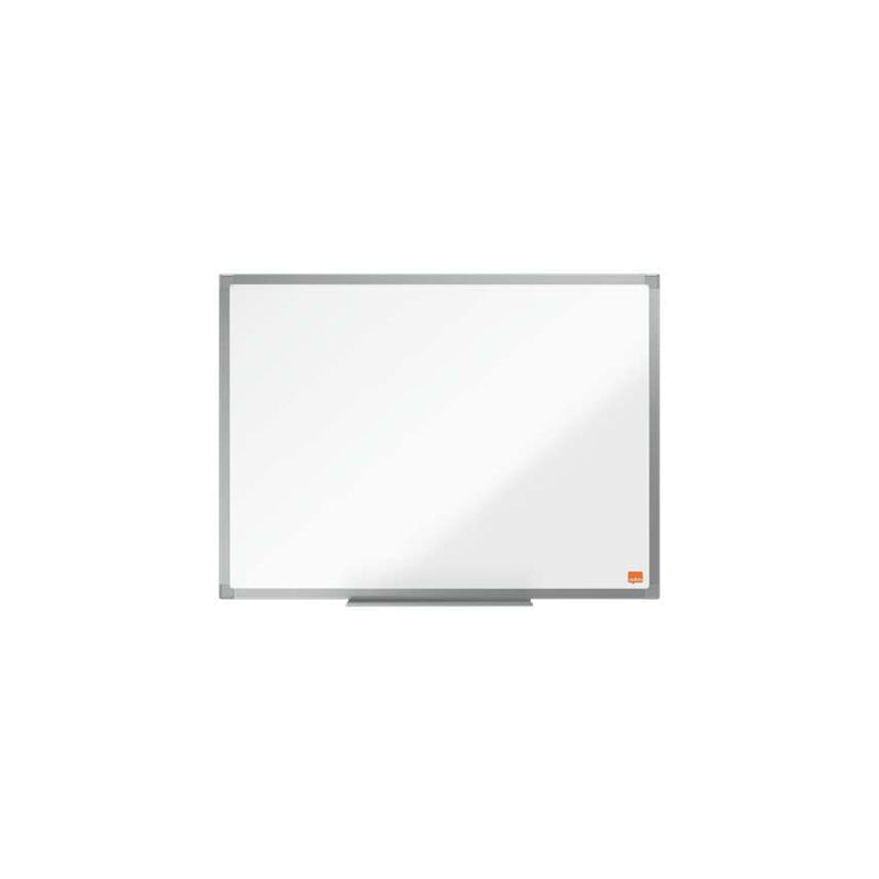 Nobo Essence Pizarra Magnetica de Acero 600x450mm - Marco de Aluminio Anodizado - Bandeja para Rotuladores - Color Blanco