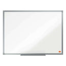 Nobo Essence Pizarra Magnetica de Acero Vitrificado 600x450mm - Montaje en Esquinas - Blanco