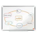 Nobo Premium Plus Pizarra Magnetica de Acero Lacado 600x450mm - Montaje en Esquinas - Superficie de Borrado Facil - Color Blanco